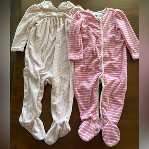 Ralph Lauren Bundle- Fleece Footie Rompers (9month)